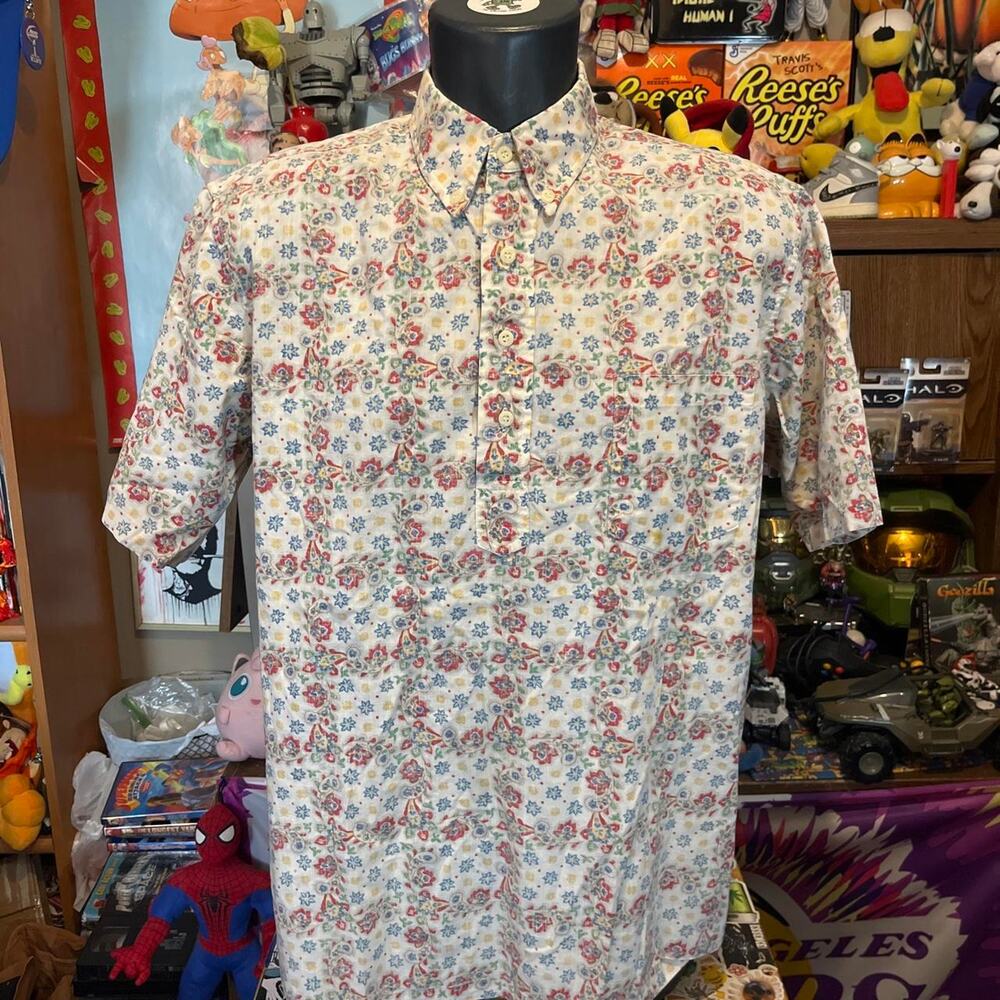 Reyn Spooner Floral Hawaiian Vintage Button Up Size XL
